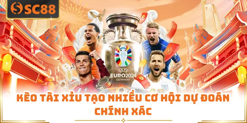 Thể Thao SC88 - Cung Cấp Hơn 5.000 Kèo Mỗi Ngày Rực Lửa 5 Kèo tài xỉu tạo nhiều cơ hội dự đoán chính xác